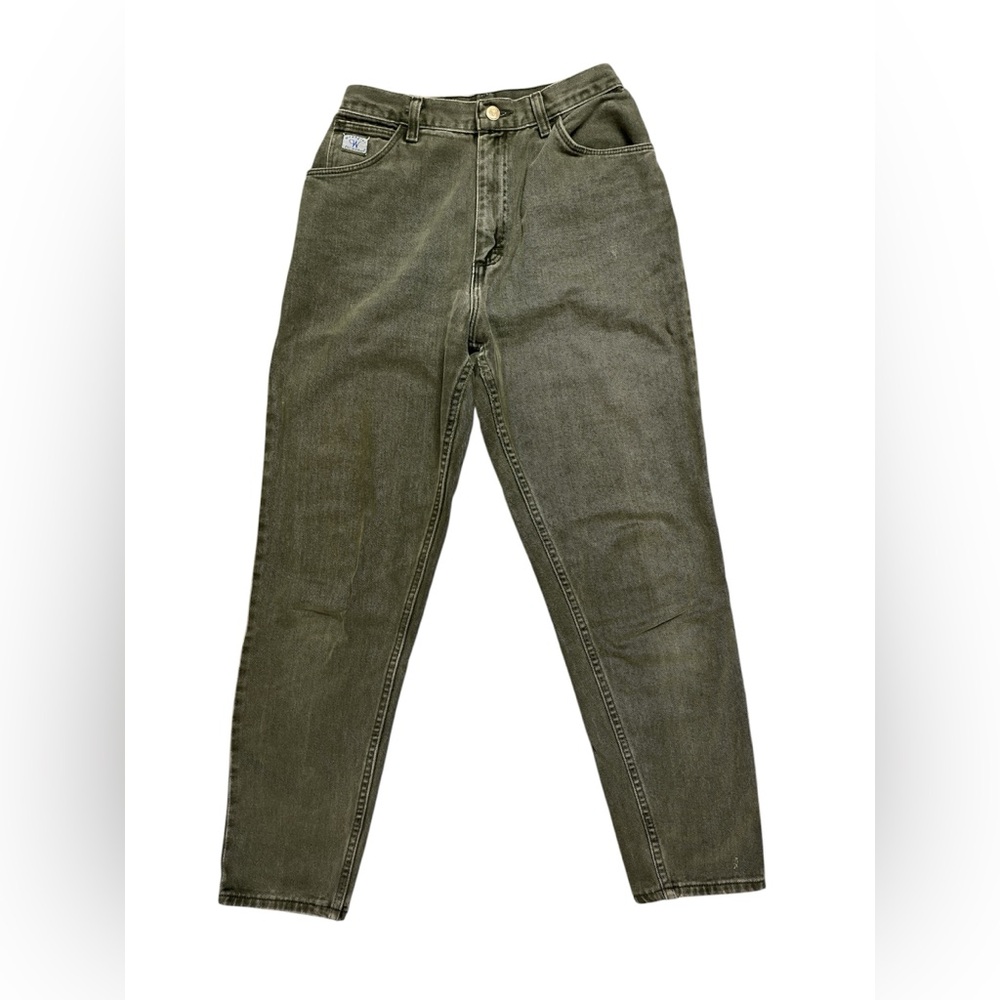 Vintage wranglers for women high rise jeans green